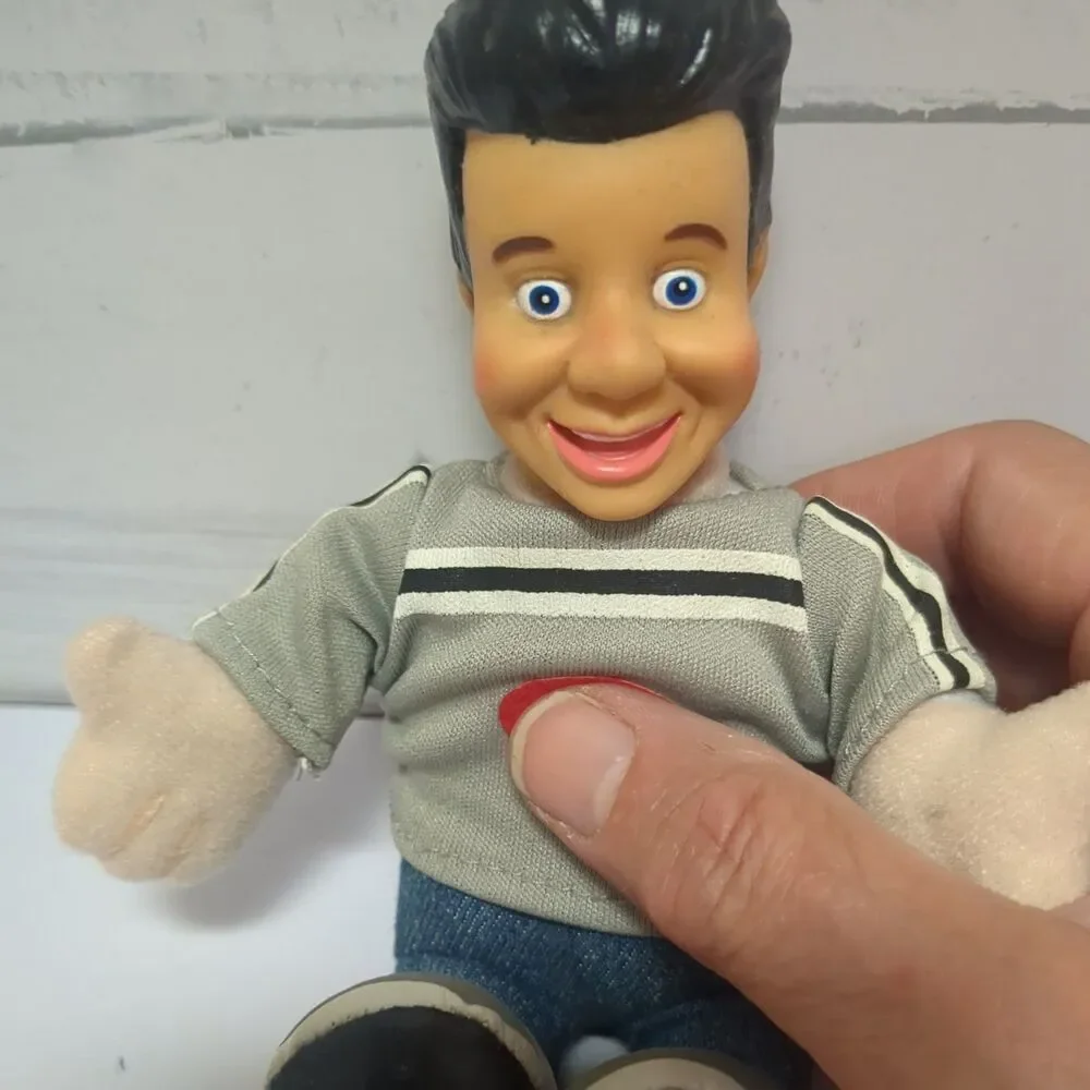 John Pizzi Show Souvenir Ventriloquist Talking Mini Doll Original Box